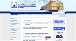 Desktop Screenshot of biblioteka.zamosc.pl