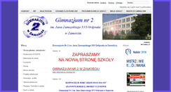 Desktop Screenshot of gim2.zamosc.pl
