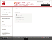 Tablet Screenshot of bip.osir.zamosc.pl