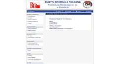 Desktop Screenshot of bip.przedszkole10.zamosc.pl