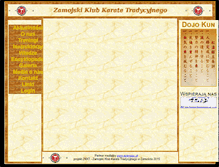 Tablet Screenshot of karate.zamosc.pl